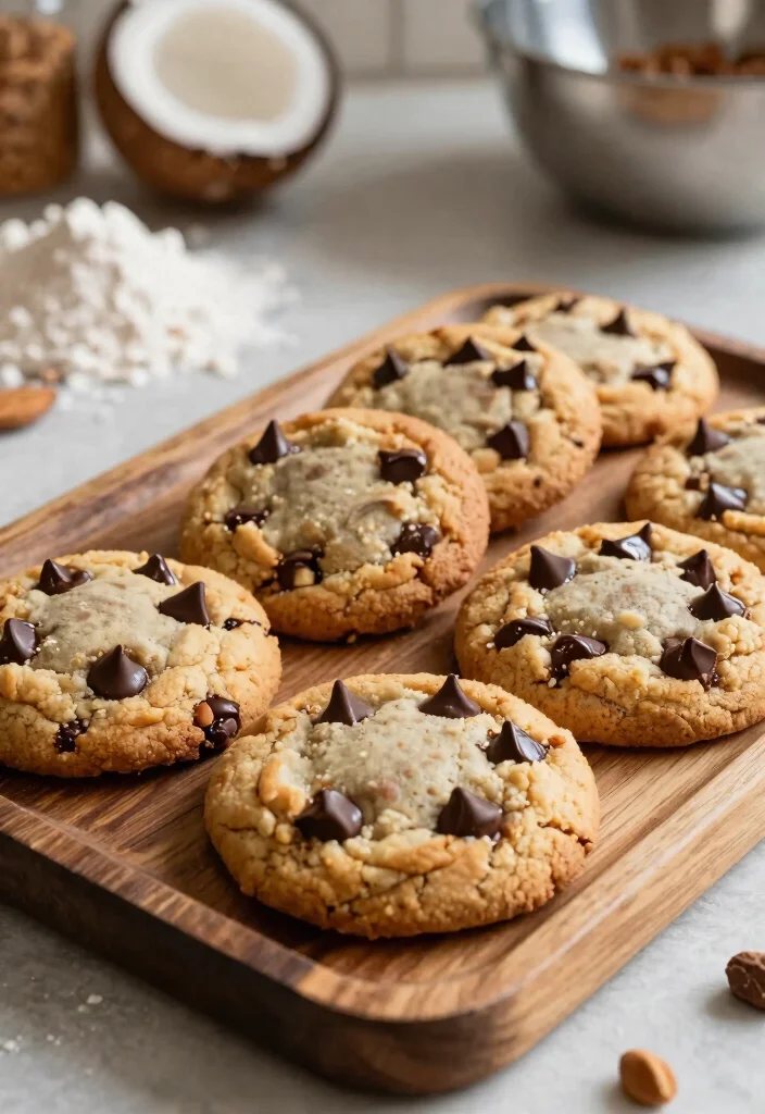 8 Irresistible Gluten Free Cookie Recipes Perfect for Every Sweet Craving - 1. Chewy Chocolate Chip Almond Cookies 1