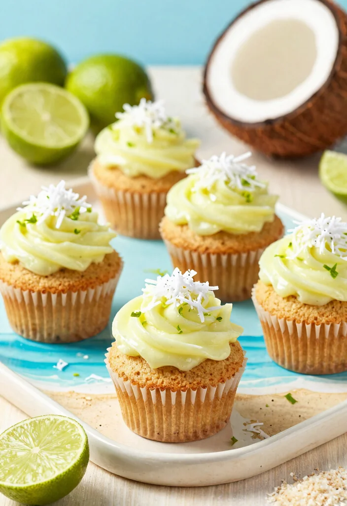 9 Beautiful Gluten Free Cupcake Recipes Moist Fluffy and Perfect for Any Occasion - 6. Coconut Lime Gluten Free Cupcakes 1