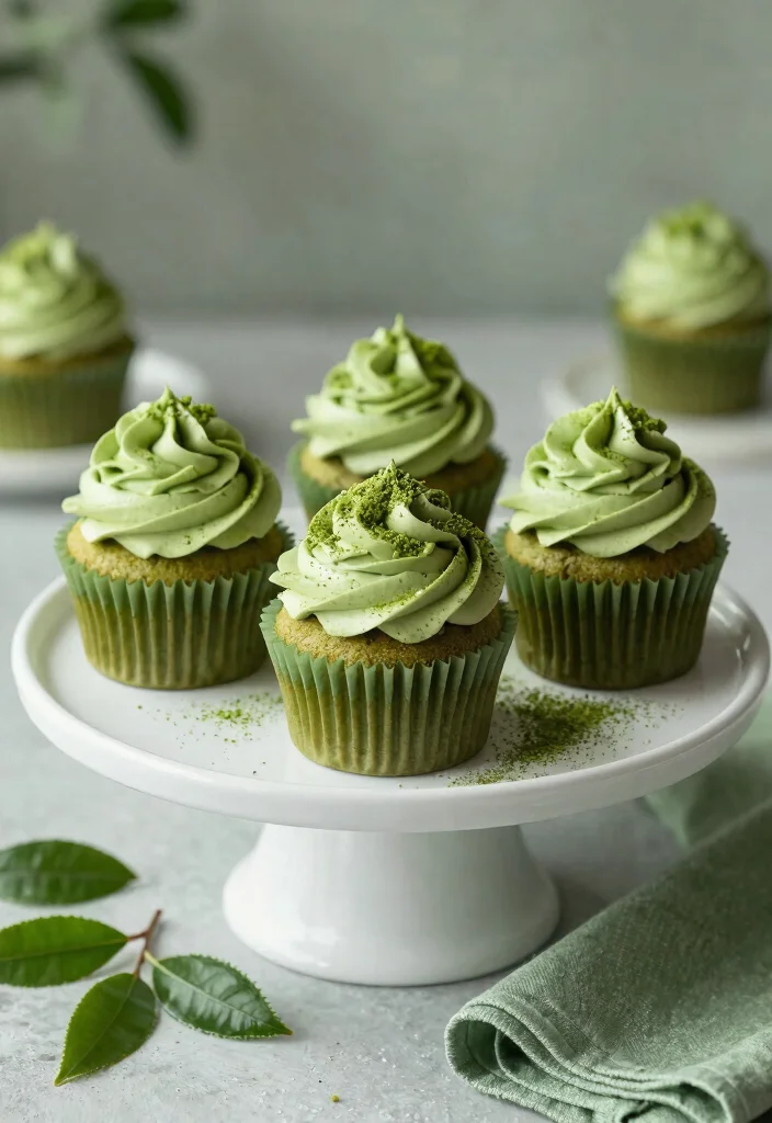 9 Beautiful Gluten Free Cupcake Recipes Moist Fluffy and Perfect for Any Occasion - 9. Matcha Green Tea Gluten Free Cupcakes 1