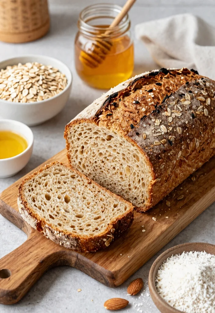 9 Easy Gluten Free Bread Recipes for Soft and Fluffy Homemade Loaves - 2. Honey Oat Gluten Free Bread 1
