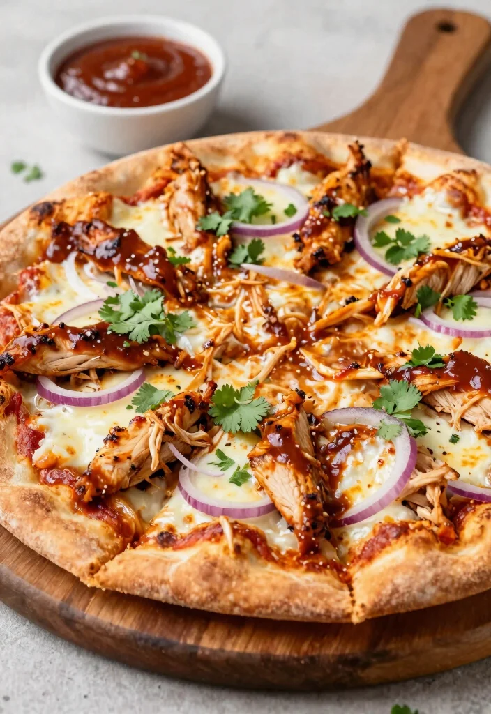 9 Easy Gluten Free Pizza Recipes with Crispy Crust and Bold Flavors - 4. BBQ Chicken Gluten Free Pizza 1